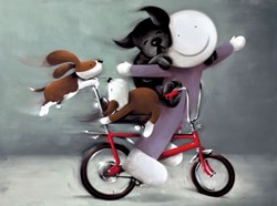 Riding High by Doug Hyde - Limited Edition on Paper sized 26x19 inches. Available from Whitewall Galleries